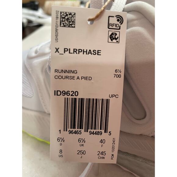 Adidas X PLRPHASE Women’s cloud white size 8 - Picture 6 of 9